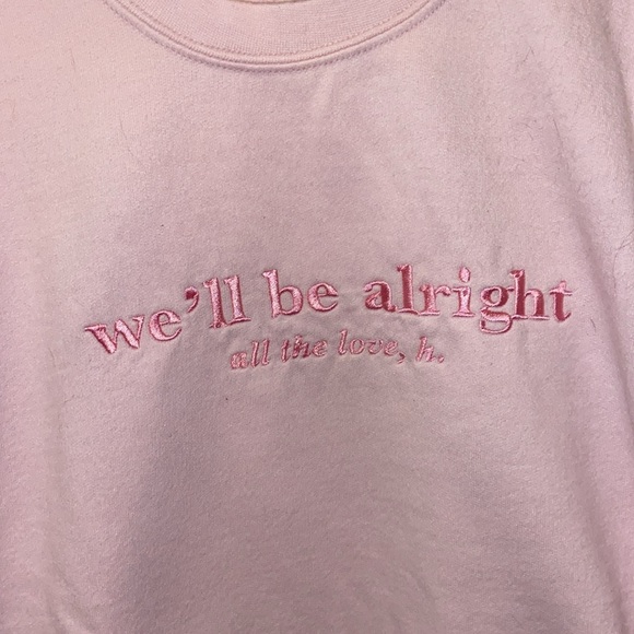 Harry Styles “we’ll be alright” Crewneck Sweatshirt size M - Picture 2 of 4